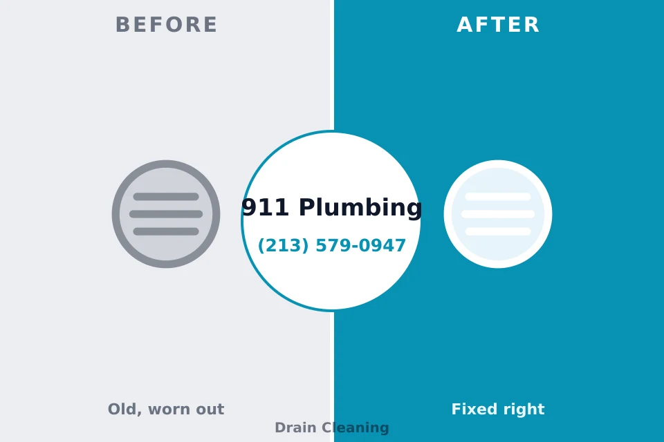 Before and after: plumbing repair Petersburg, IL